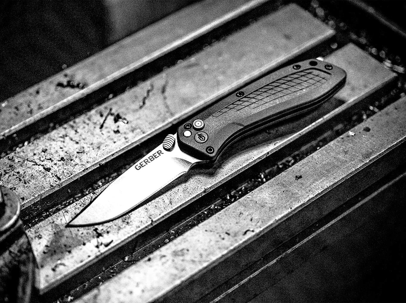 Gerber Gear 30-001205 US-Assist Assisted Opening Everyday Carry Pocket Knife, Stainless Steel, S30V Fine Edge