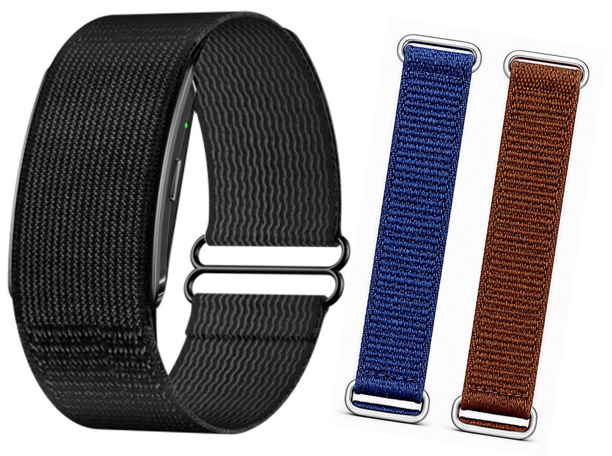 Atlanta Fitnessband mit 3 Bändern Gesundheitstracker - 9760/7 | Inklusive 3 Klettbändern – Displayloser Fitnesstracker