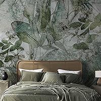 Vista 5 de artgeist Mural de pared Hojas de 135 x 101 pulgadas, papel tapiz autoadhesivo extraíble grande, adhesivo grande extraíble, decoración de pared