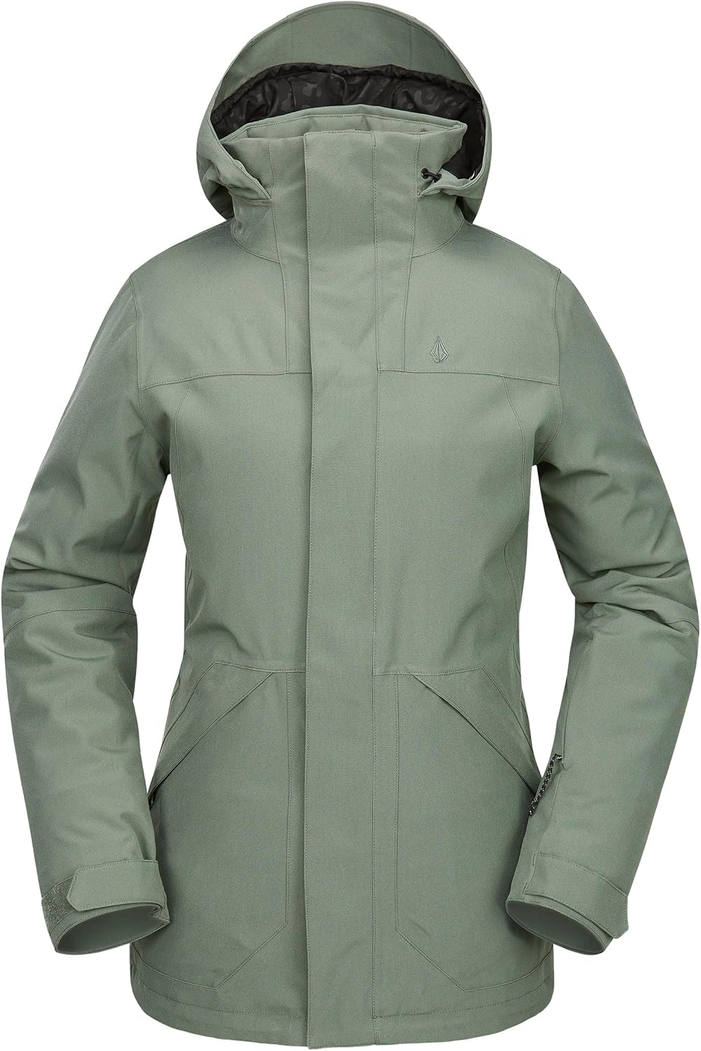 Volcom Women's Shelter 3D Stretch Relaxed Fit Mid Length Snowboard Jacket