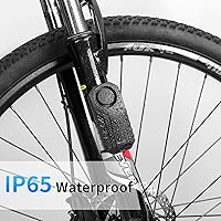 Vista 7 de WSDCAM Sistema de alarma con sensor de vibración antirrobo de 113 dB para bicicleta eléctrica, motocicleta, carrito de golf, remolque, buzón, puerta