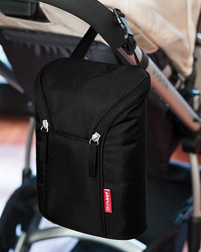 Miniatura 4 de Skip Hop Bolsa térmica para biberones con aislamiento para leche materna para bebés, Grab & Go, Chevron