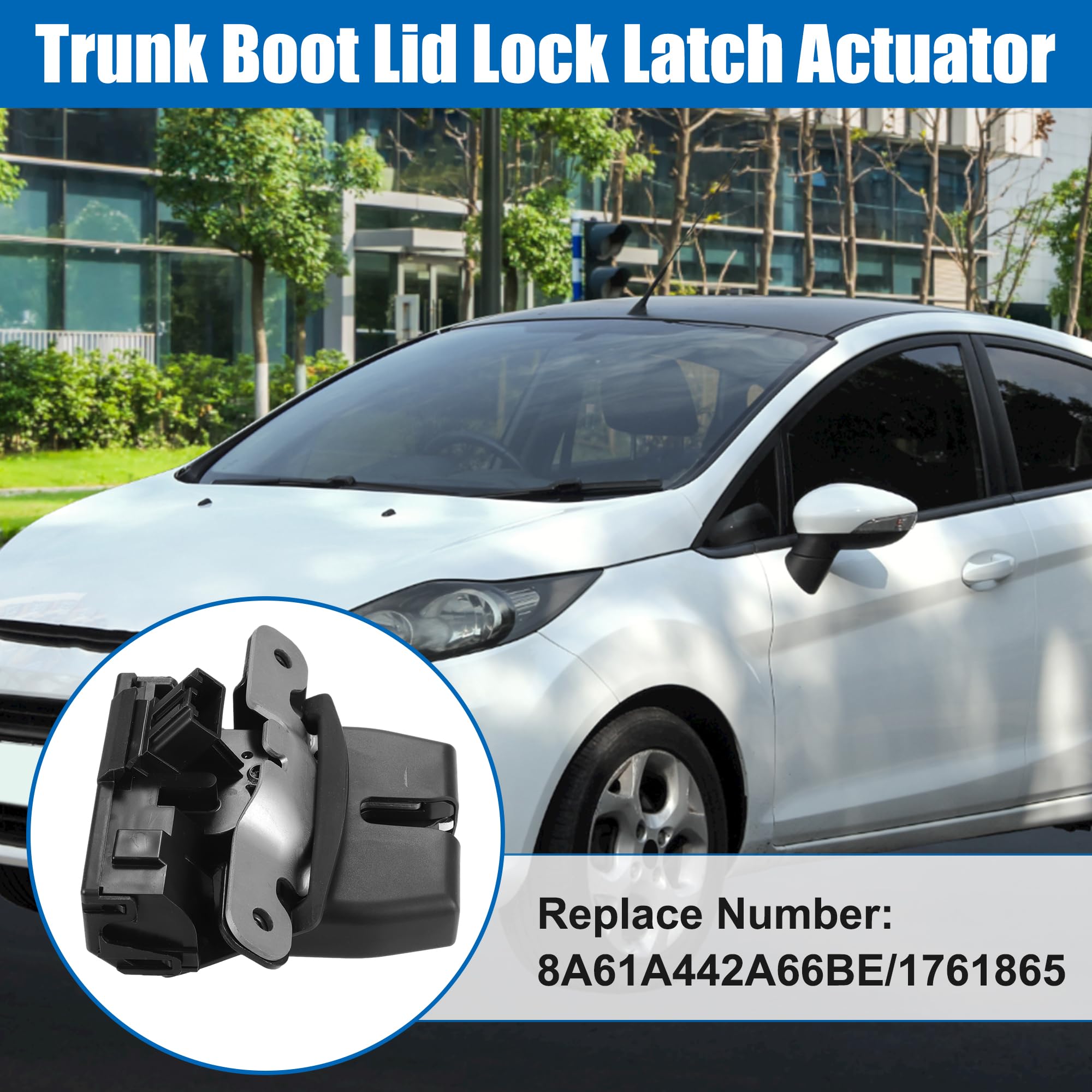 A ABSOPRO Meccanismo di blocco del portellone posteriore per Ford Fiesta Mk7 B-Max 8A61A442A66BE