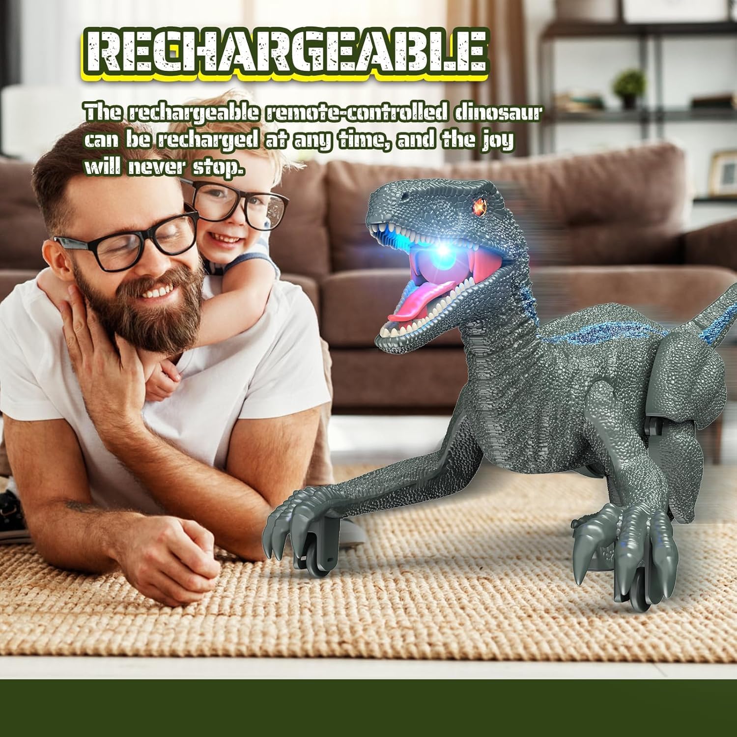Remote Control Dinosaur Toys for Kids - Realistic! -6 Remote Control Dinosaur Toys for Kids - Realistic! -6