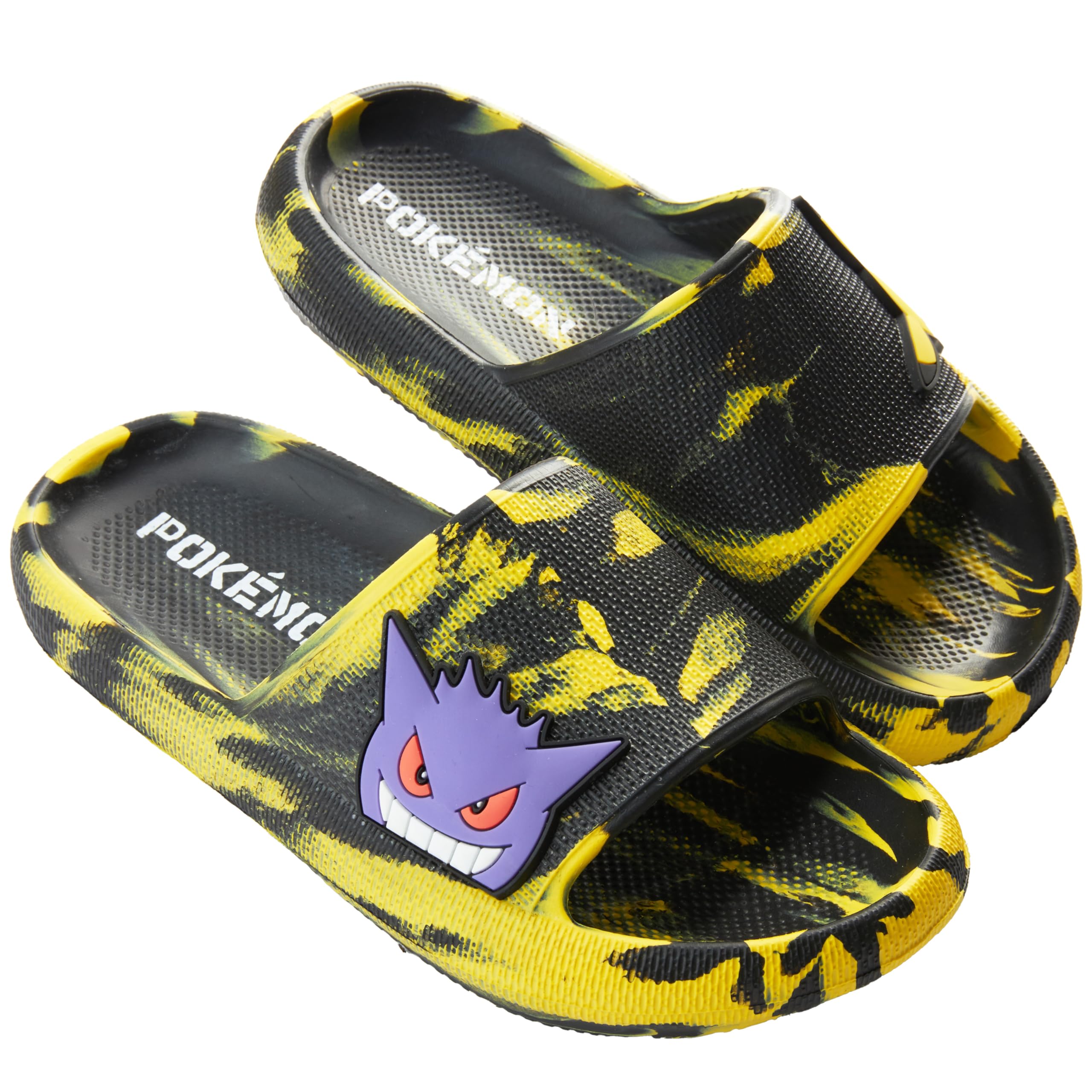 Get Trend Pokemon Pikachu | Ectoplasma | Ronflex Claquette Garcon, Été Chaussons Enfant et Ados, Sandales Plage, Piscine, Comfy Idee Cadeau