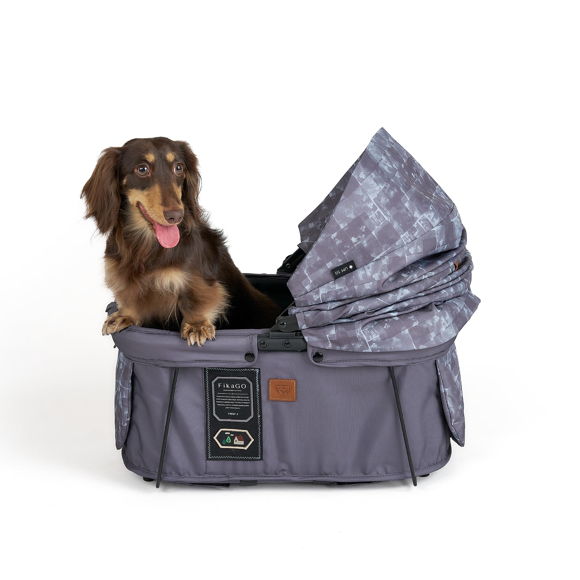 Sway2 Haustier Autositz und Tragetasche, 2 in 1 Booster Sitz für kleine Hunde und Katzen