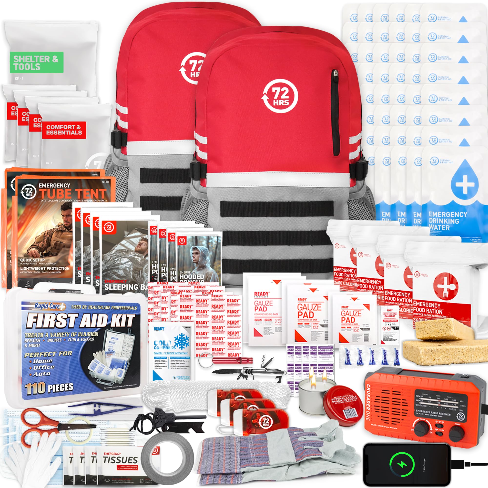 72 HRS Deluxe Emergency Survival Kit