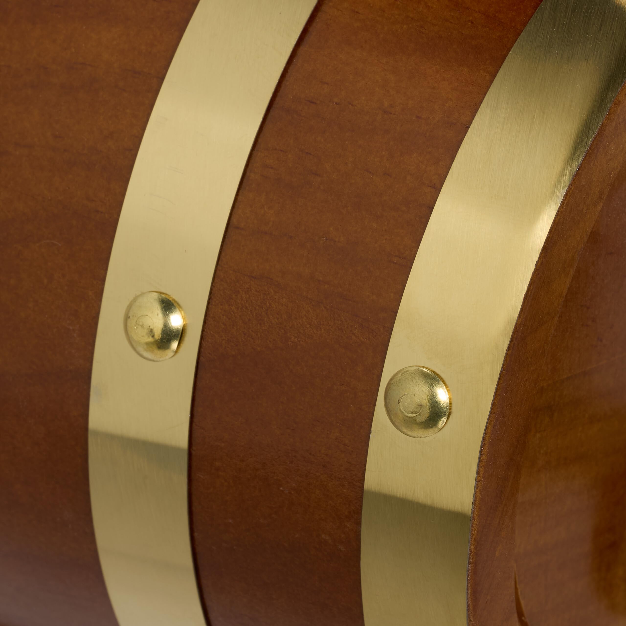 Relaxdays Fût 1,25 l, en Bois, Robinet, Support, pour Stocker Votre vin ou spiritueux préféré, Marron foncé