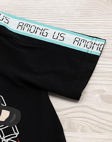 Miniatura 4 de Among Us Camiseta para niños, camiseta de manga corta, color negro