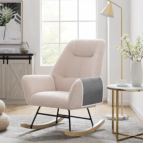 Miniatura 3 de Ntomtuex Fundas de lino para brazos de sofá, con borde de encaje, antideslizantes, fundas para reposabrazos de sofá, fundas de brazo para silla