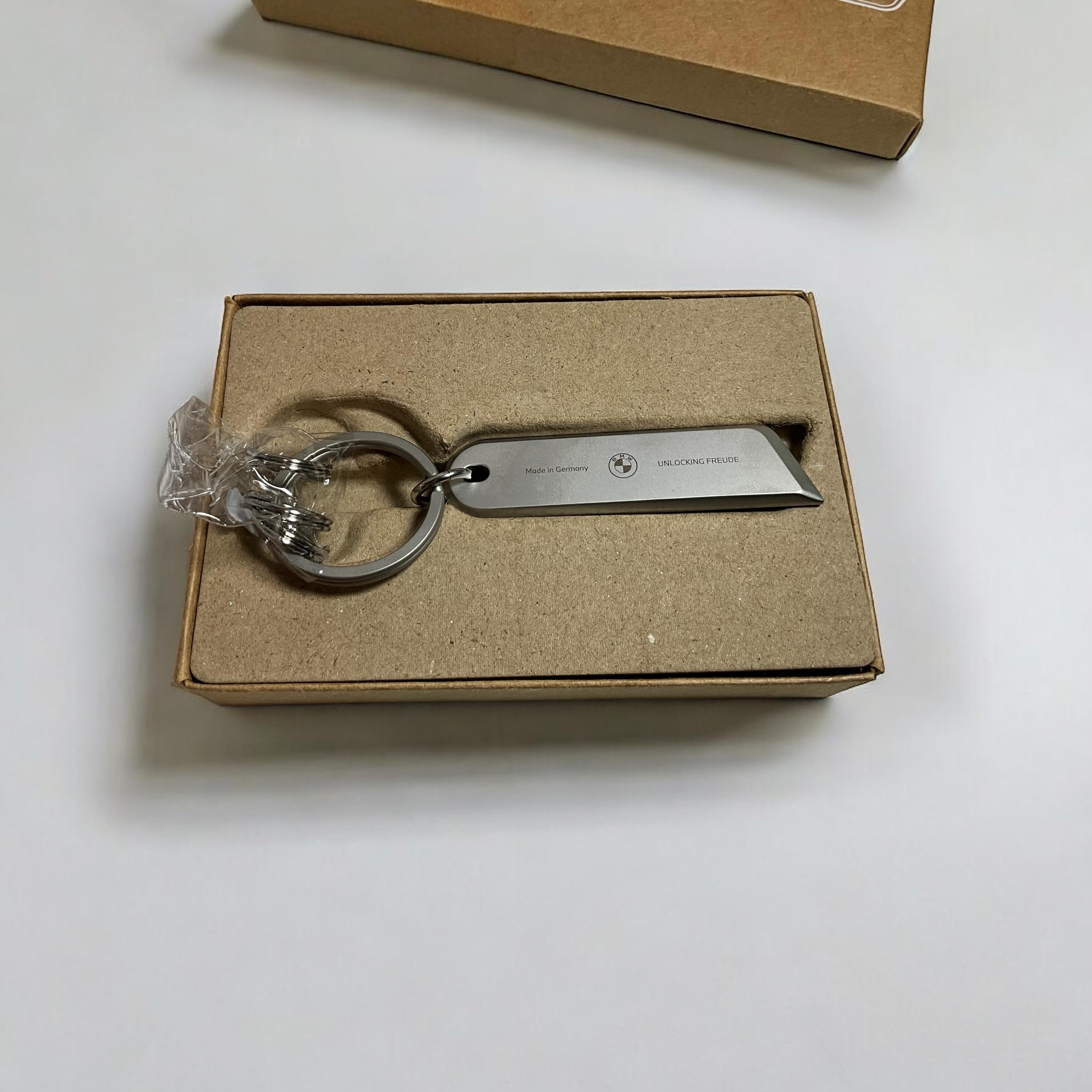 BMW Nuovo Originale M Collezione Acciaio Inox Logo Portachiavi Portachiavi 80272454759