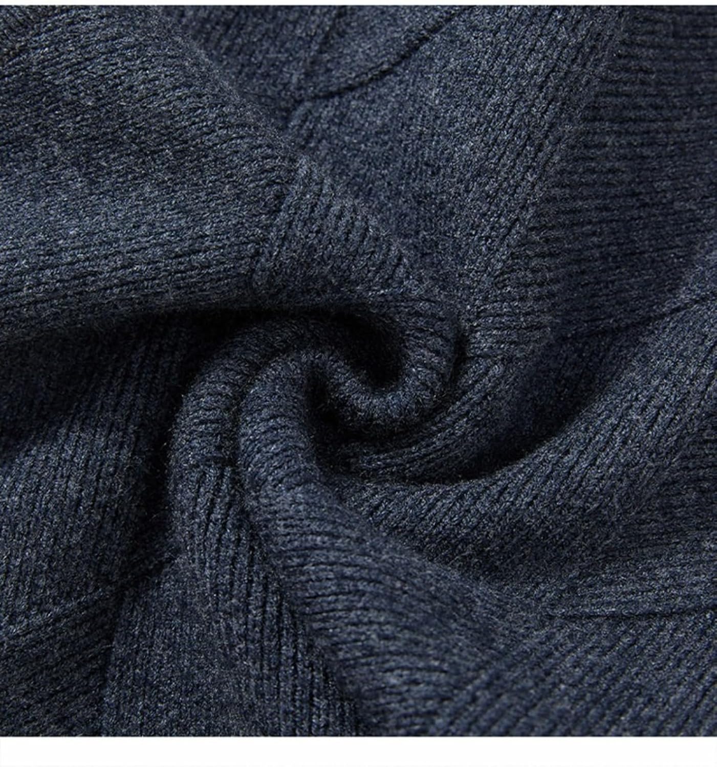 Men's Casual V-Neck Cardigan, Slim Fit Knitted Sweater for Daily Business Wear