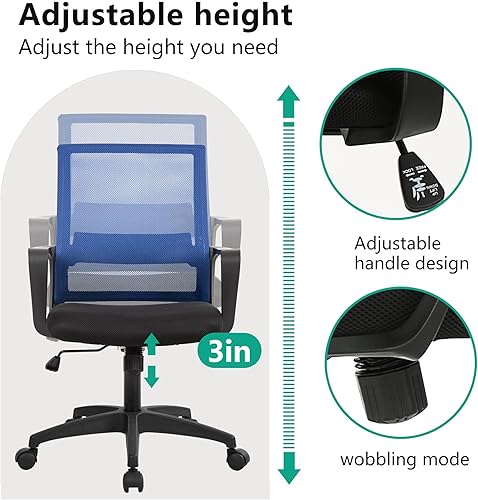 Miniatura 6 de PayLessHere Silla ergonómica para videojuegos, silla de computadora, silla de oficina, sillas de videojuegos con soporte lumbar, silla de