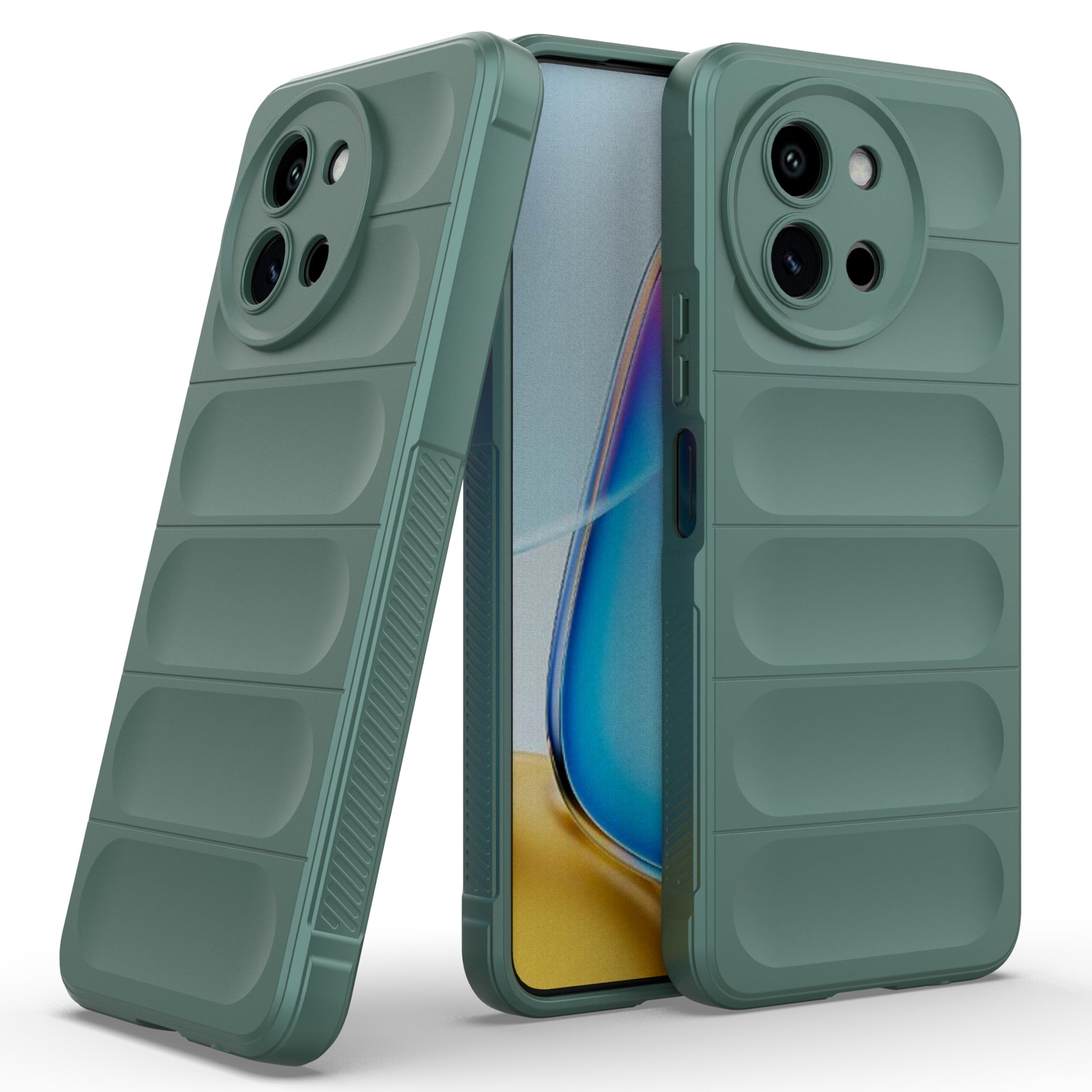Zapcase Back Case Cover for Vivo Y58 5G | Compatible for Vivo Y58 5G Back Case Cover | Liquid Silicon Magic Case for Vivo Y58 5G with Camera Protection |Dark Green (B0D9QBC736) Amazon Price History, Amazon Price Tracker