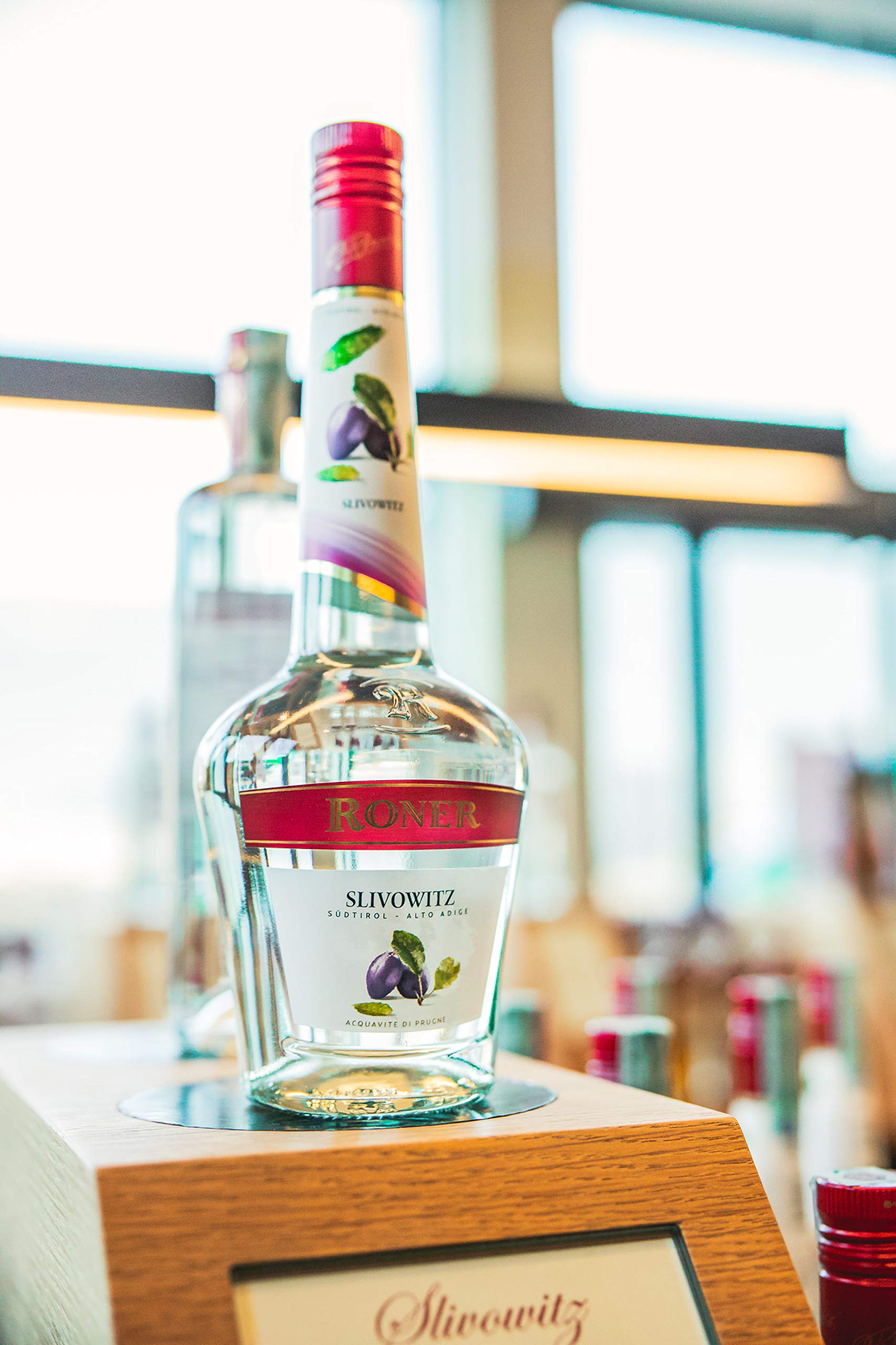 Roner Slivowitz - Acquavite di prugne (1x 0,7l) - Distillato di Frutta dalla Distilleria Artigianale Alto Adige Südtirol più premiata d'Italia - 700 ml