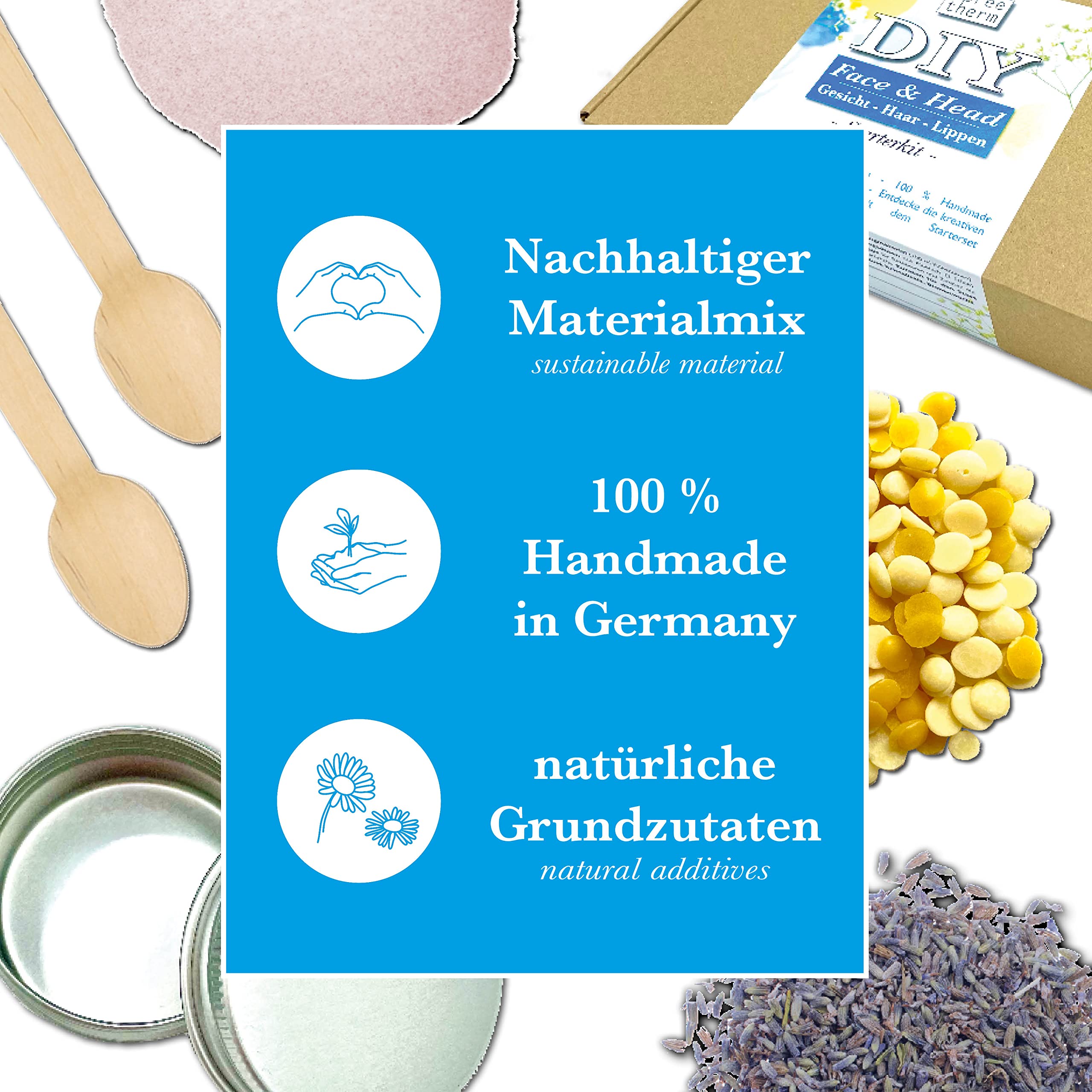 DIY Lippenbalsam & Gesichtspflege selber machen von spreetherm, Lippenpflege Geschenk für Freundin # Lippenbalsam selber machen # Lipgloss Set