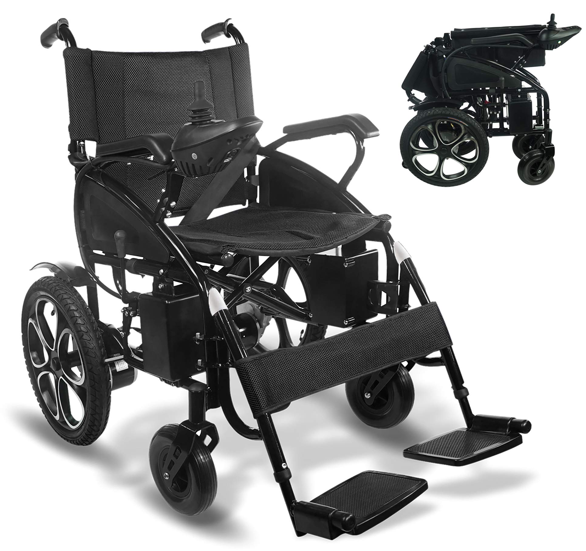 Buy Foldable Electric Wheelchair for Adults and Seniors Heavy Duty