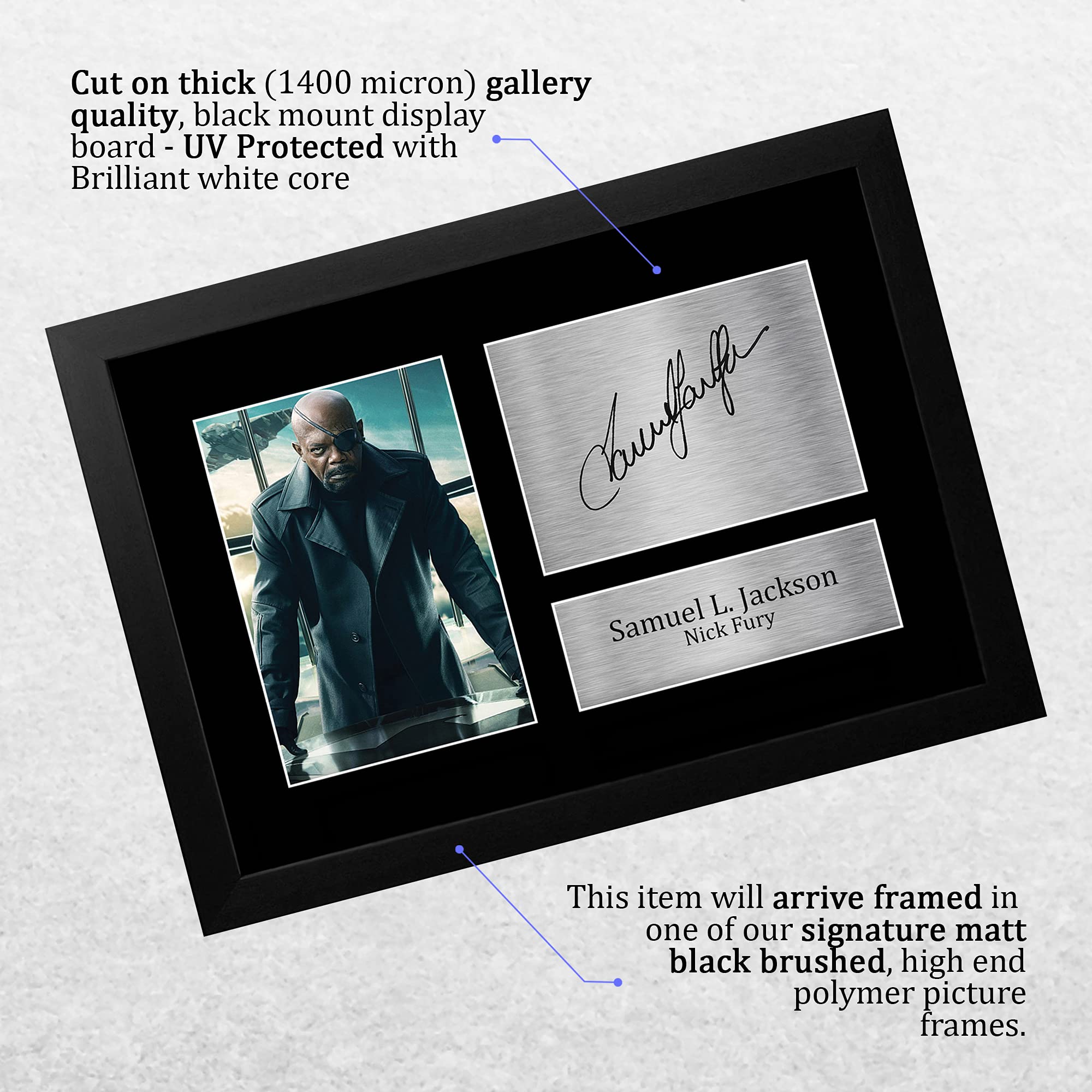 Amazon.co.jp: HWC Trading Samuel L. Jackson ギフト サイン入り A4 
