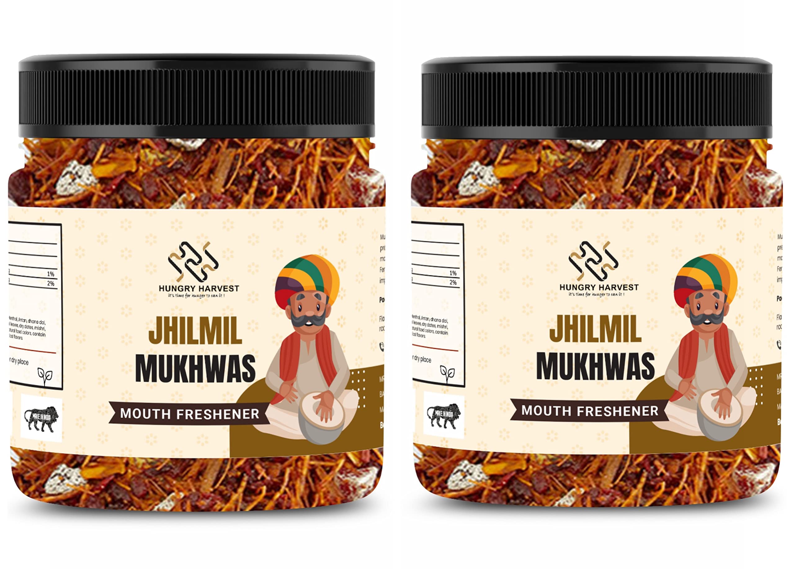 Hungry Harvest Jhilmil Mukhwas, [Mouth Freshener, Digestive, After-Meal Snack] [Jar Pack] (600 Grams (Pack of 2 of 300 Grams)) (B09YDFZB2T) Amazon Price History, Amazon Price Tracker