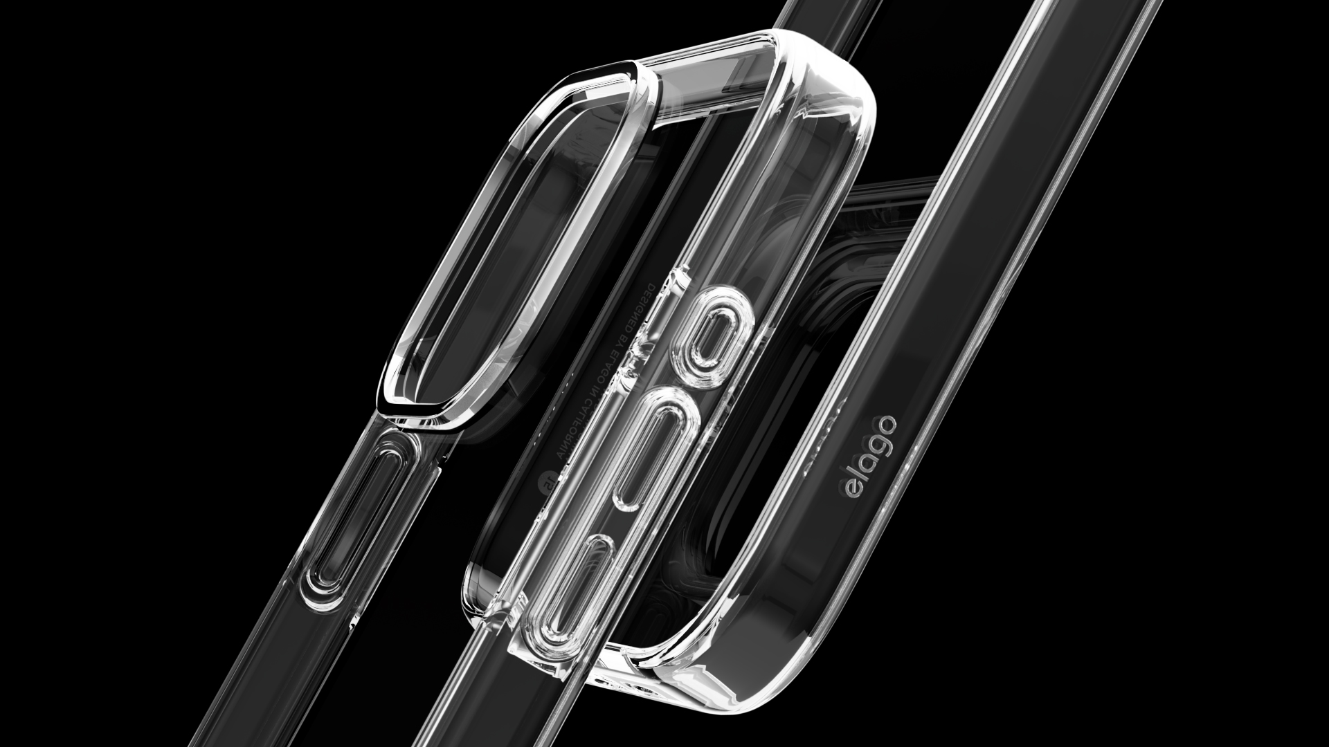 elago Cover Ibrida Trasparente per iPhone 17 Pro Max (6,9) – Antiurto, Tecnologia PC + TPU, Chiarezza Cristallina Duratura, Fotocamera Protetta