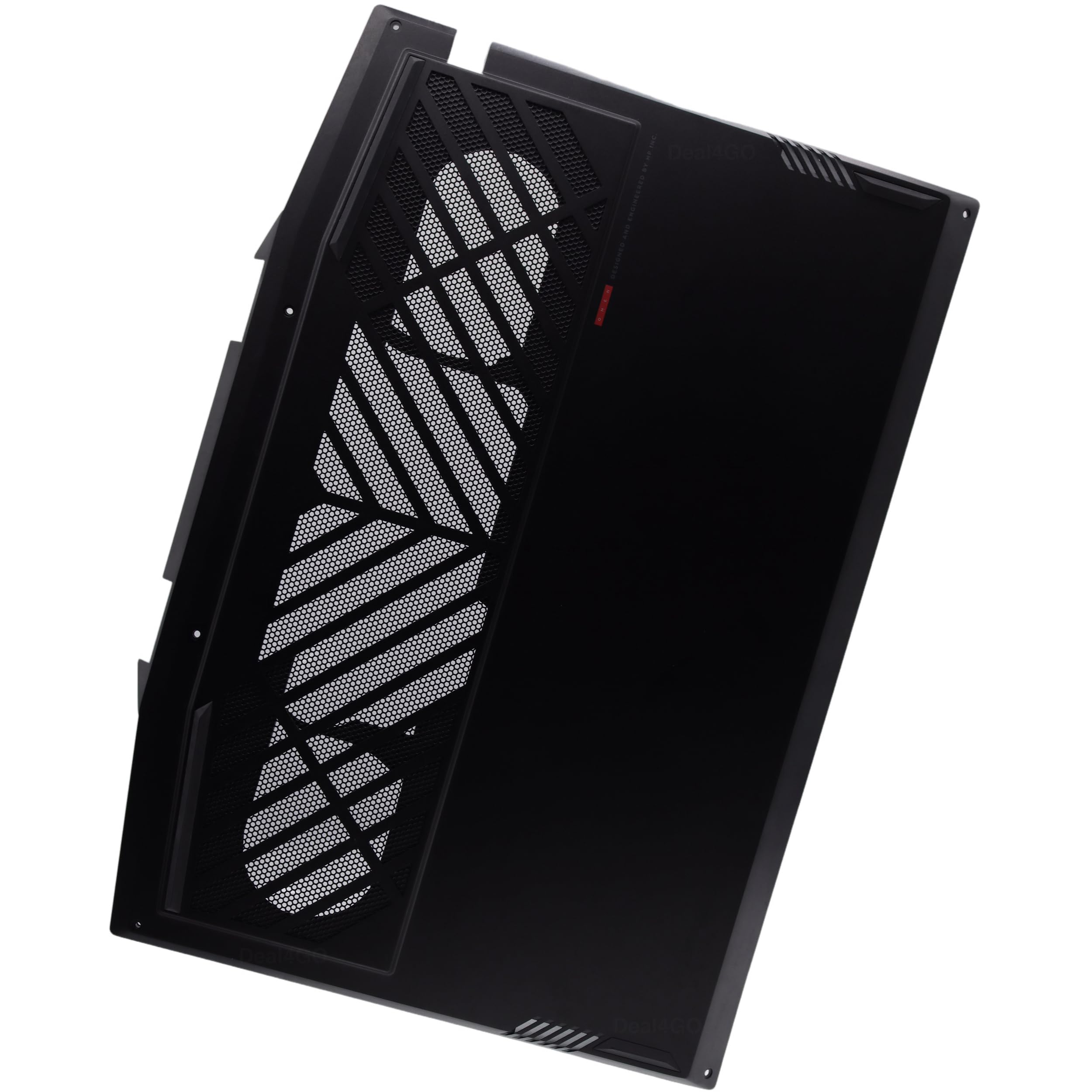 Deal4GO 80W Bottom Case Base Enclosure Cover L57327-001 replacement for HP Omen 15-DH 15-DH1019NR with RTX 20xx GPU - Black, 15.6-inch
