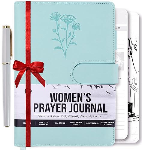 Prazoli Leather Christian Prayer Journal for Women – All Year