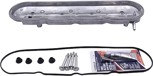 Miniatura 2 de LOSTAR Tapa de válvula de motor izquierda para GMC Hummer 12642655 2009-2016 con junta y pernos 264-969