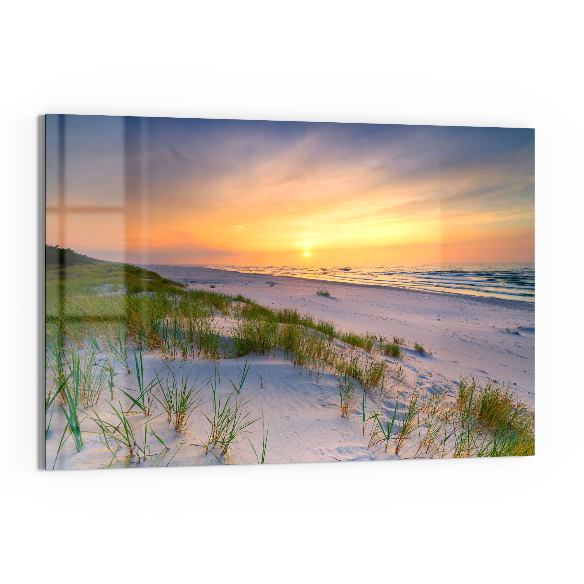 Magnetisch Glasbord Voor Aan De Wand - Memobord Van Glas - 80 X 30 Cm Inclusief Magneten En Marker Darkstereoscopic Design