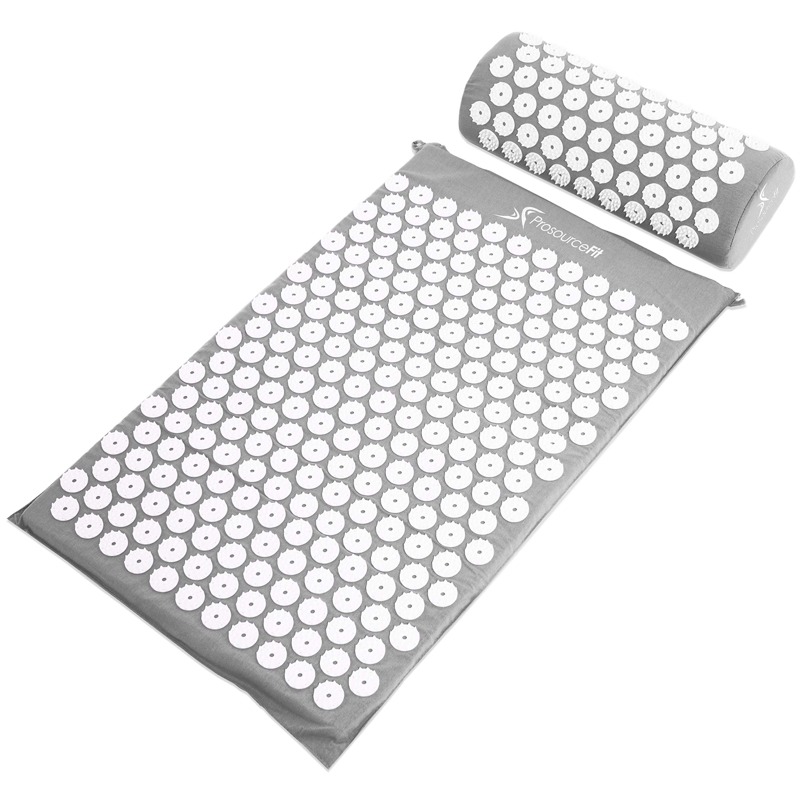ProsourceFit Acupressure Mat And Pillow Set For Back Neck Pain Relief