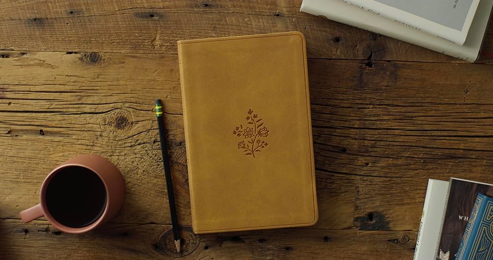 ESV Premium Gift Bible (TruTone, Nubuck Caramel, Wildflower