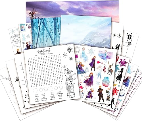 Miniatura 3 de Disney Paquete Frozen con libro de tinta Frozen Imagine y paquete de calcomanías Frozen