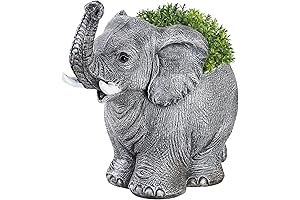 Charming Resin Elephant Planter: A Dash of Whimsy for Your Home