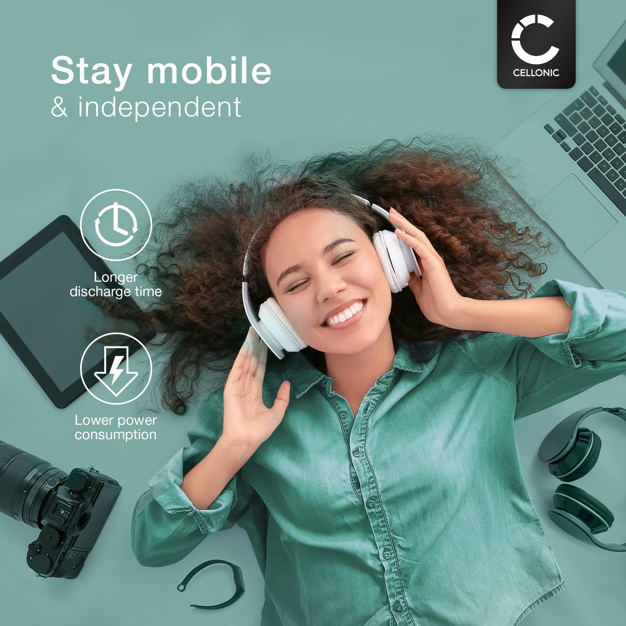 CELLONIC® Bateria 82-2-7136898 700mAh kompatybilna z SteelSeries Arctis Nova Pro, 61527 Naprawa Bezprzewodowy zestaw słuchawkowy audio, wymienny akumulator
