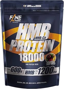 Amazon | FINE SPORTS HMBプロテイン18000 フルーツミックス味 ホエイ