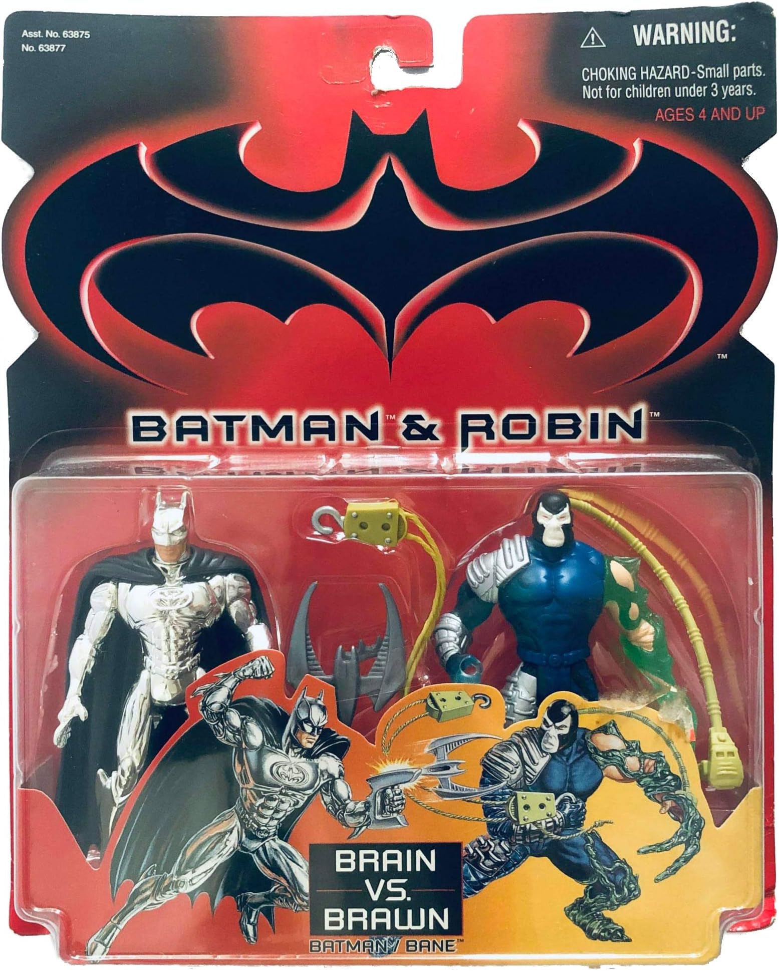 & Robin Brain Vs. Brawn Batman & Bane Set