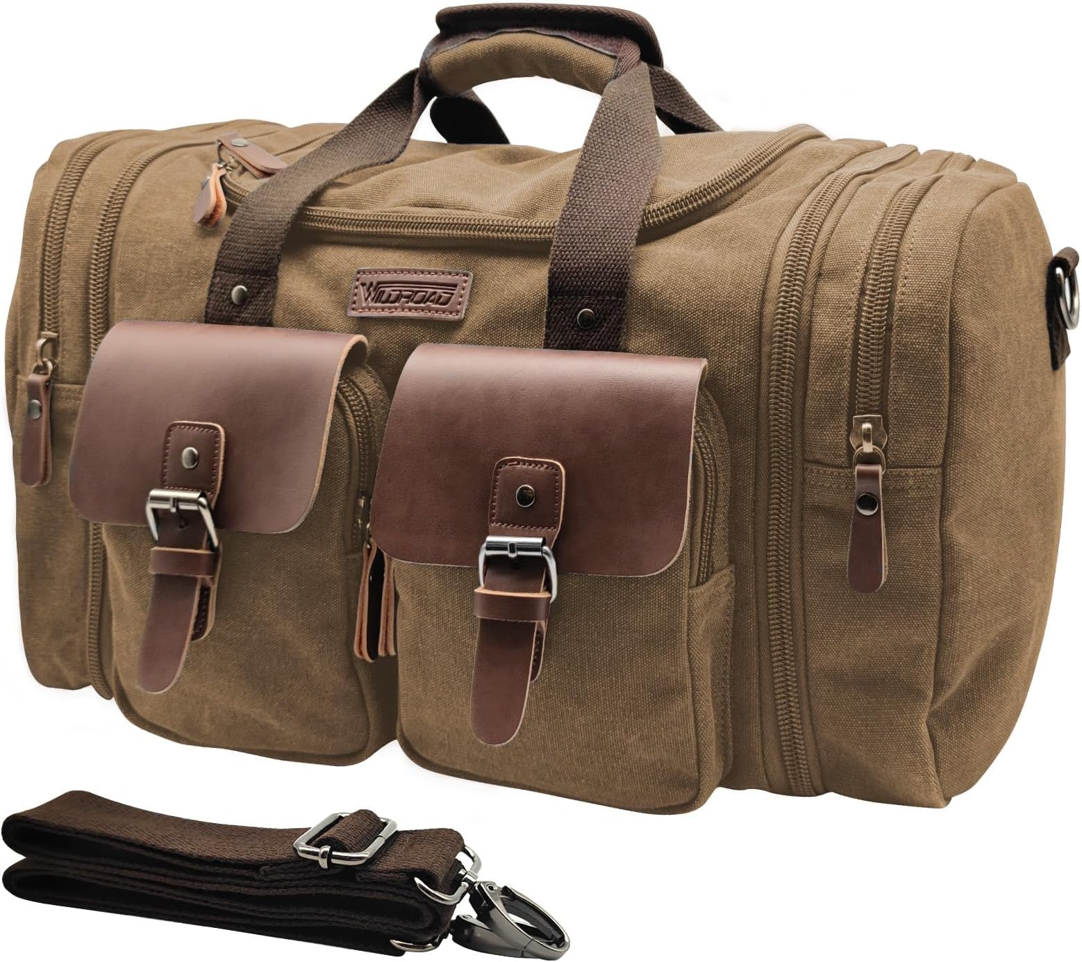 Amazon.com | Wildroad Duffle Bag for Travel, 60L Waterproof Waxed ...