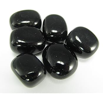 Amazon Com Tumbled Black Obsidian Stone Gemstone Crystal Healing