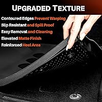 Vista 5 de BaseLayer Alfombrillas Elite para Jeep Wrangler JK Unlimited (2014-2018) de 4 puertas, fabricadas en Estados Unidos, alfombrillas prémium para todo