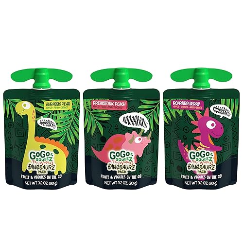 Miniatura 12 de GoGo squeeZ Fruit & veggieZ - Paquete variado de puré de manzana y puré, melocotón de pedal y bayas de Boulder, 3.2 onzas (paquete de 20)