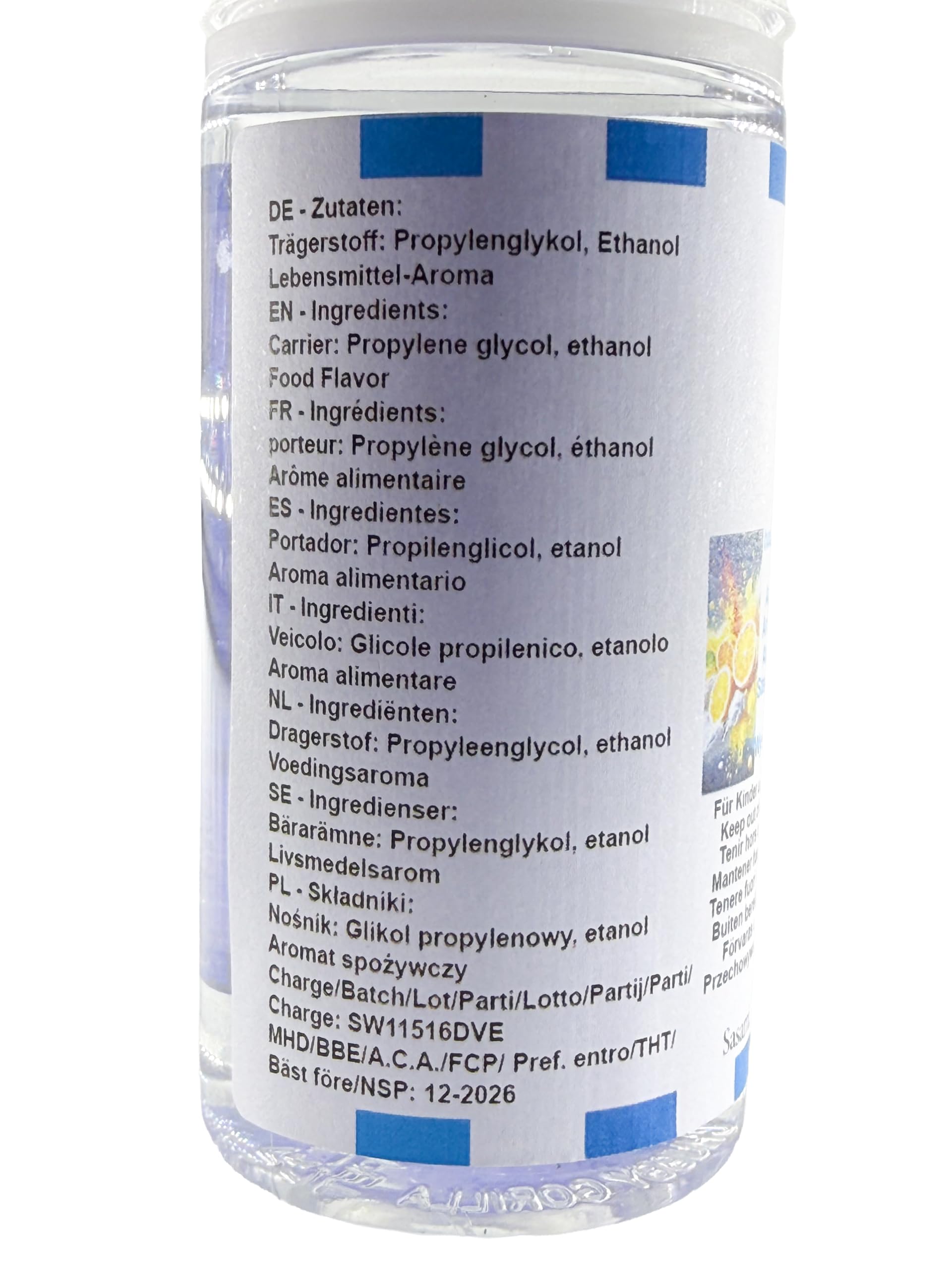 Brause Pulver - Zitrone Aroma Konzentrat - Vegan - Sasami - 100ml