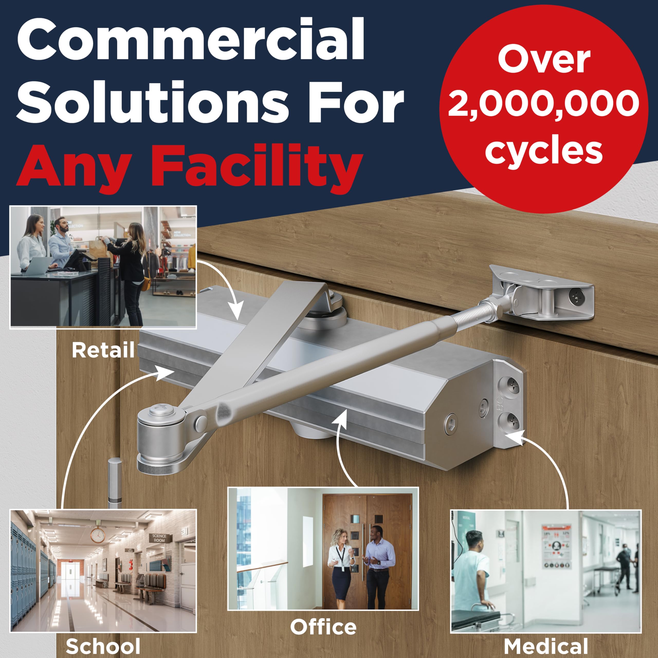Commercial Door Closers - ADA Compliant -4