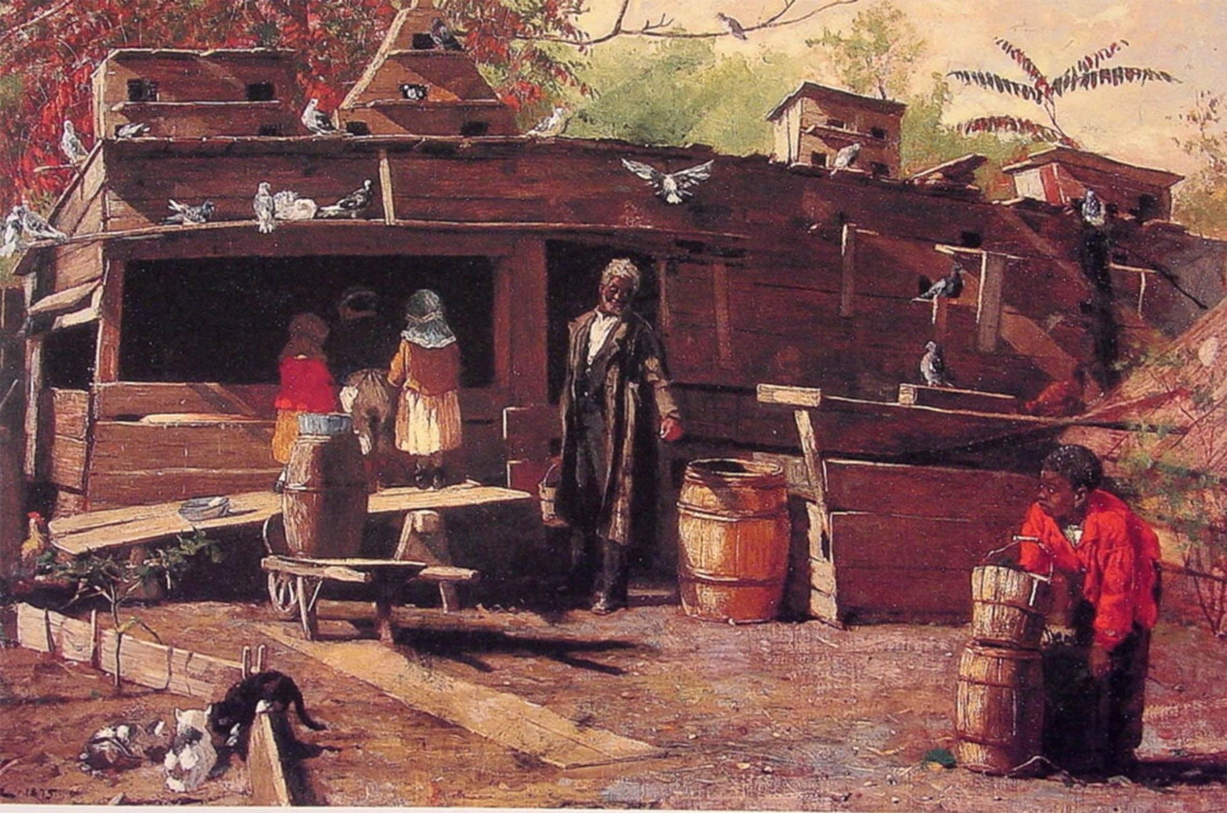 ARTXLXXBN Famous Art Print Poster Vintage Wall Art Uncle Ned At Home by Winslow Homer Canvas Art Poster for Home Decor 60x90cm