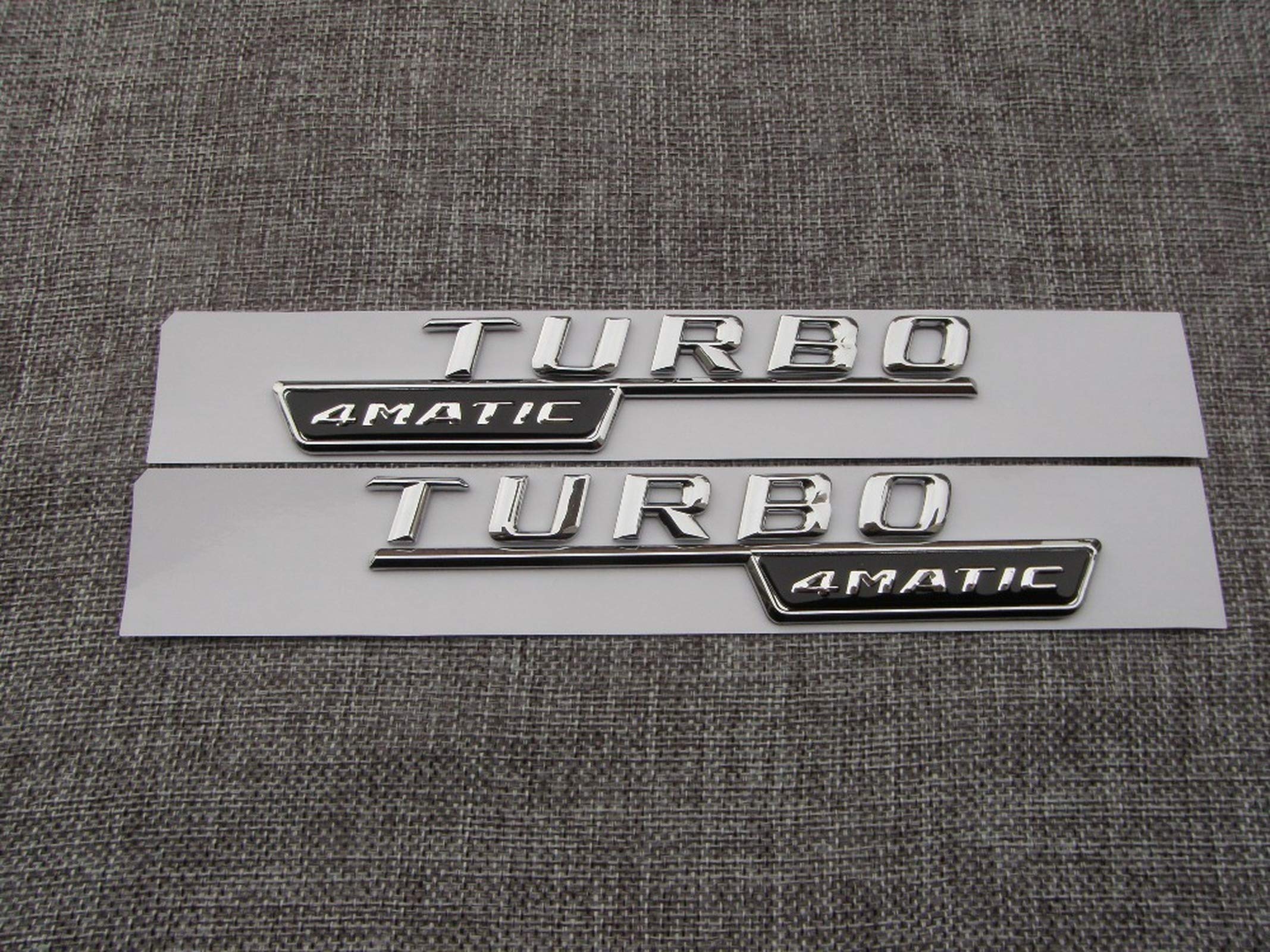 DNA Motoring 1.5L Polished Black Chrome Metal Emblem Badge – Stick-On Decal For Trunk/Hood
