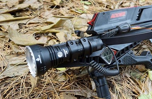 Miniatura 4 de ACEBEAM L19 CAMO PM1 linterna LED blanca -1650 lúmenes 4,265.1 ft tiro w20A batería - gris CAMO