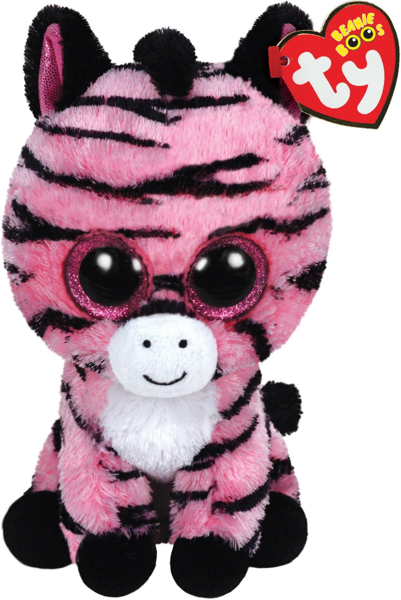 TY Beanie Boo Plush - Zoey the Zebra 15cm (Color may vary)