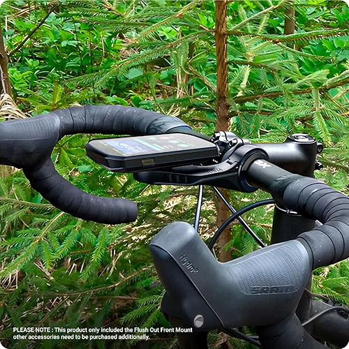 Miniatura 7 de TUSITA Montaje frontal empotrado compatible con Garmin Edge GPS Bike Computer, compatible con manillar de 0.874 in, 1.000 in 1.252 in