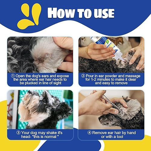 Miniatura 7 de Tratamiento de infección de oído de perro, lavado de oídos para mascotas, elimina eficazmente los desechos, la cera, la acumulación y el olor