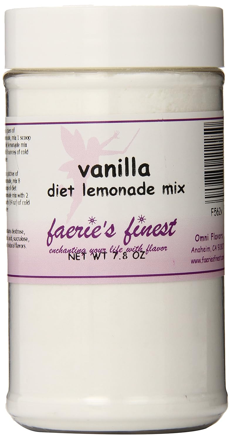 Faeries Finest Vanilla Diet Lemonade Mix, 7.8 Ounce