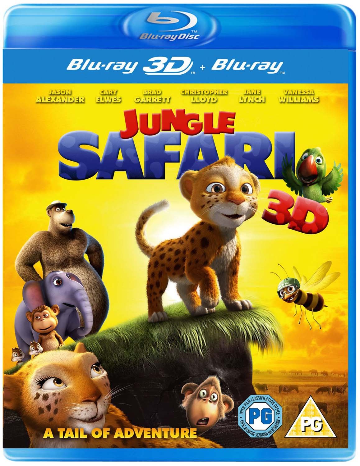 Jungle Safari 3D (3D Blu Ray + Blu Ray) [Blu-ray]