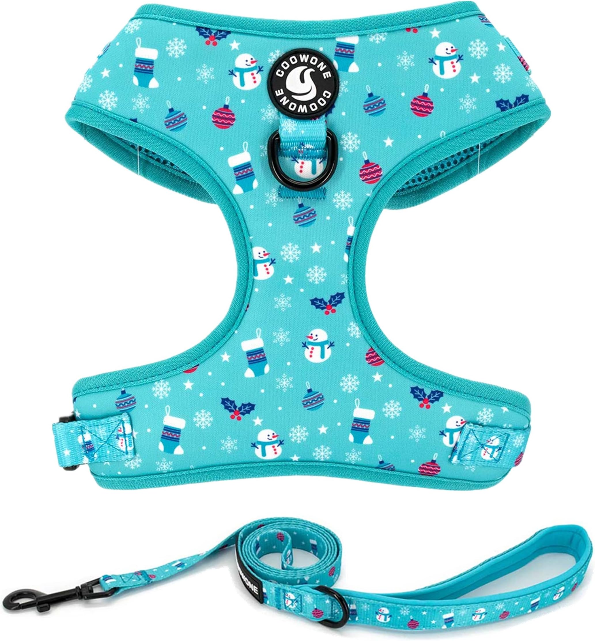 Mesh Padded Soft Dog Harness Vest - Adjustable Breathable Puppy Pet Chest Leash 2 thumbnail image